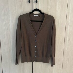 AYR brown airport cardigan